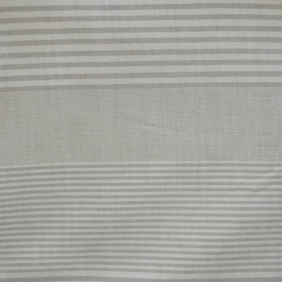 Zac & Rachel Cotton Grey Striped Lightweight Button Down - Size Lg - Picture 3 of 8